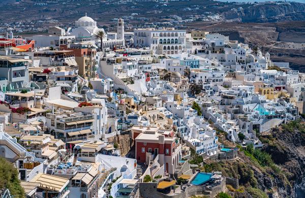 Santorini Center View