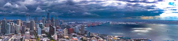 Seattle from Space Needle